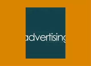 Developing Marketing and Advertising Plans