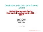 Sustainable Socio-Economic Development in Switzerland: 1990-2007 Analysis - slide 1