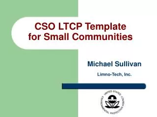 CSO LTCP Template for Small Communities