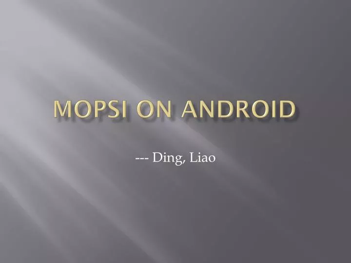mopsi on android