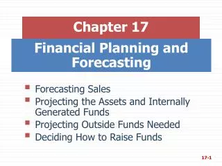 Financial Planning and Forecasting
