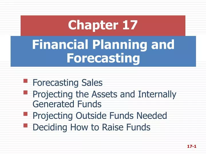 financial planning and forecasting
