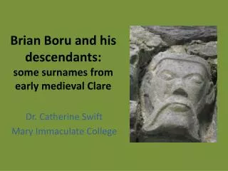 Brian Boru and his descendants: some surnames from early medieval Clare