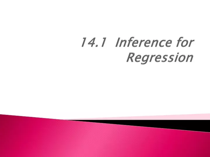14 1 inference for regression
