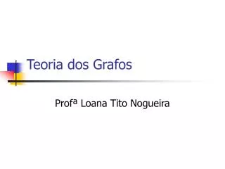 teoria dos grafos