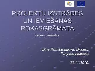 projektu izstr des un ievie anas rokasgr mata