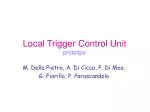 Local Trigger Control Unit prototipo - slide 1