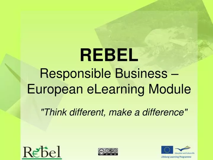 rebel responsible business european elearning module