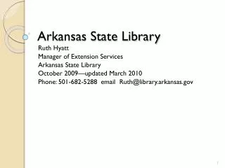 Arkansas State Library