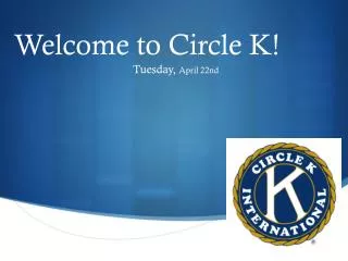 Welcome to Circle K!