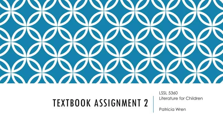textbook assignment 2