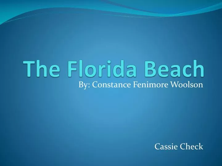 the florida beach