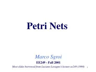 Petri Nets