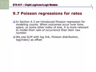 9.7 Poisson regressions for rates