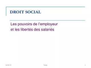 droit social