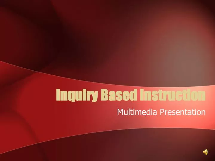 inquiry based instruction