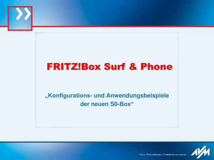fritz box surf phone