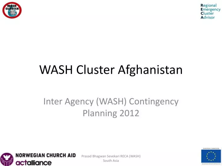 wash cluster afghanistan