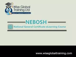 NEBOSH General Certificate eLearning Course