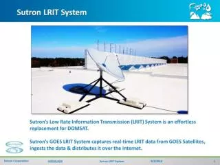 Sutron LRIT System