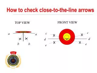 How to check close-to-the-line arrows