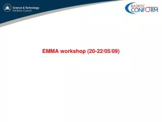 EMMA workshop (20-22/05/09)