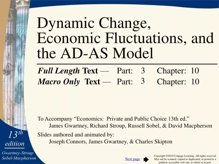 dynamic change economic fluctuations and the ad as model