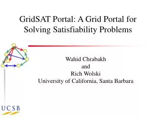 GridSAT Portal: A Grid Portal for Solving Satisfiability Problems