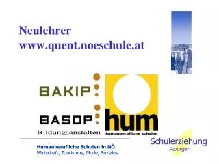 neulehrer www quent noeschule at