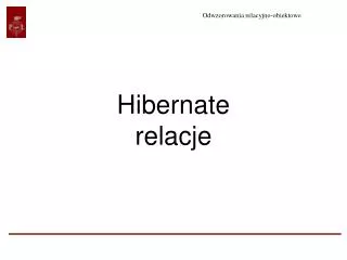 hibernate relacje