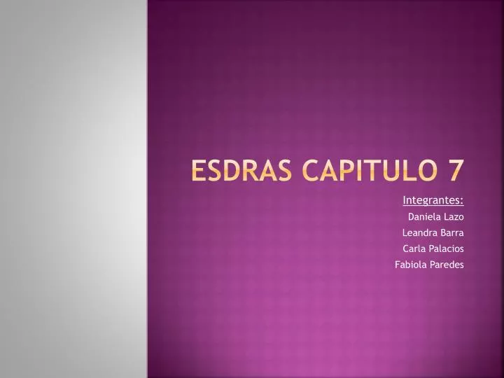 esdras capitulo 7