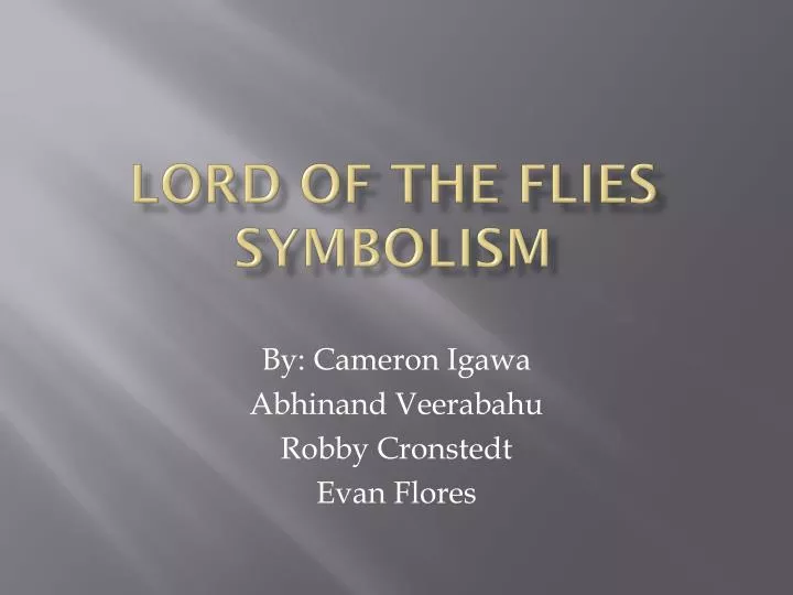lord of the flies symbolism