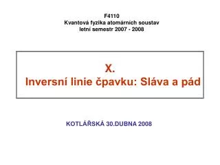 x inversn linie pavku sl va a p d
