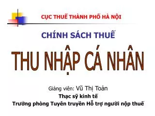 c c thu th nh ph h n i