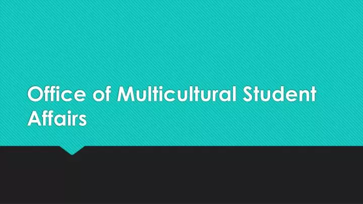 office of multicultural student affairs
