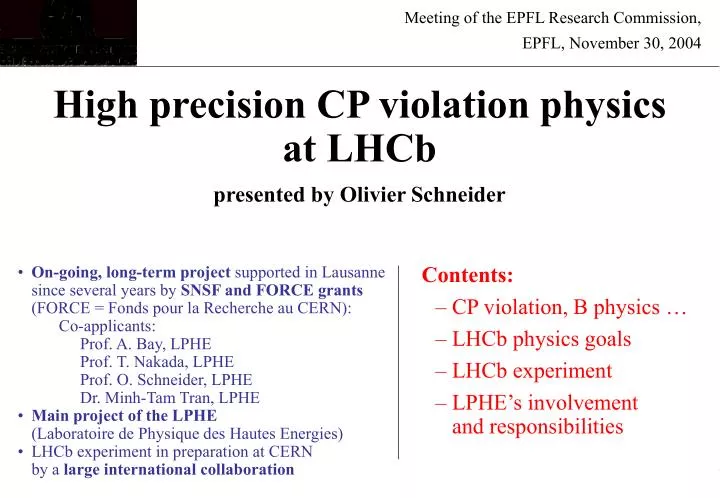 high precision cp violation physics at lhcb