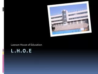 lawson house of education
