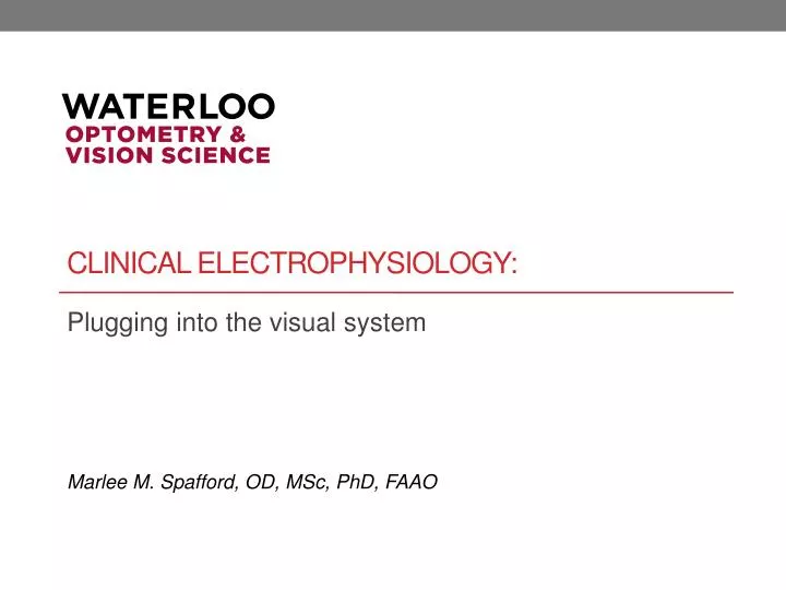 clinical electrophysiology