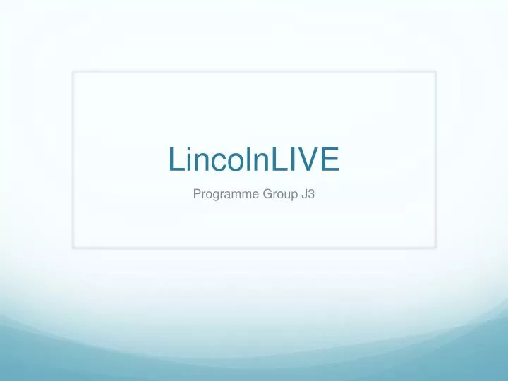 lincolnlive