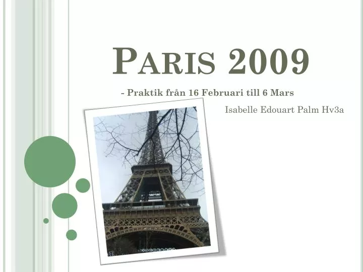 paris 2009