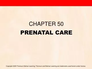 PRENATAL CARE