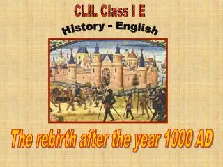 CLIL Class I E