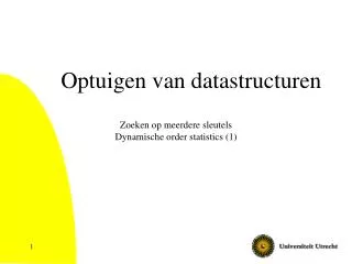 optuigen van datastructuren