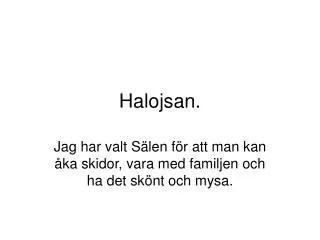 halojsan