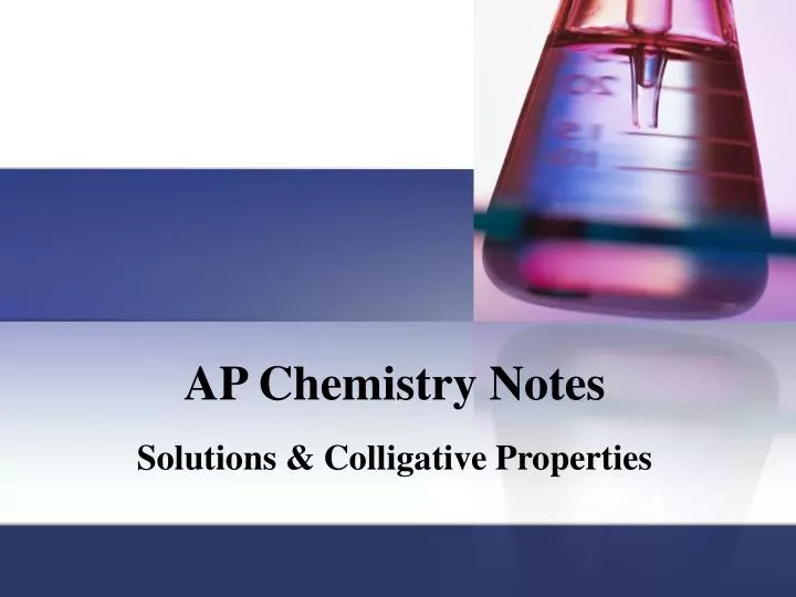 ap chemistry notes