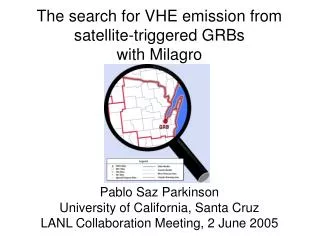 The search for VHE emission from satellite-triggered GRBs with Milagro