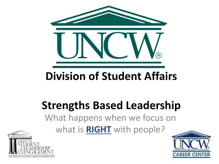 division of student affairs strengths based leadership