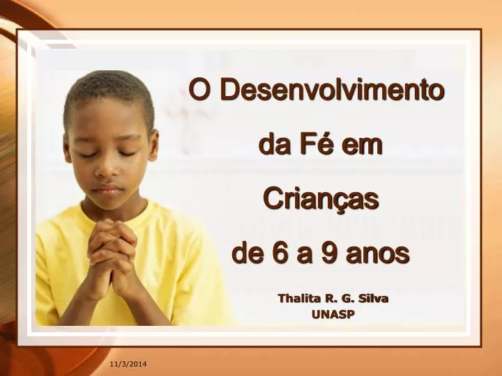 o desenvolvimento da f em crian as de 6 a 9 anos