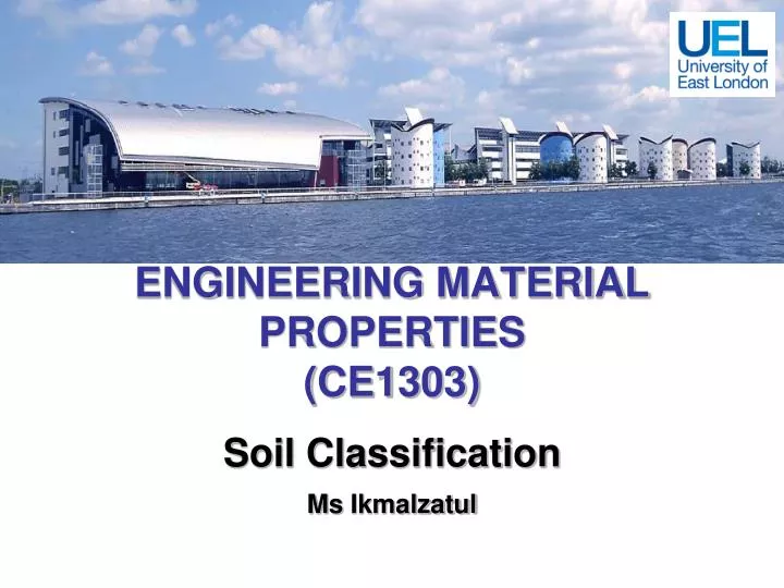engineering material properties ce1303