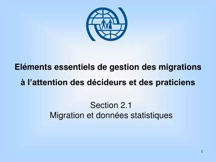 el ments essentiels de gestion des migrations l attention des d cideurs et des praticiens